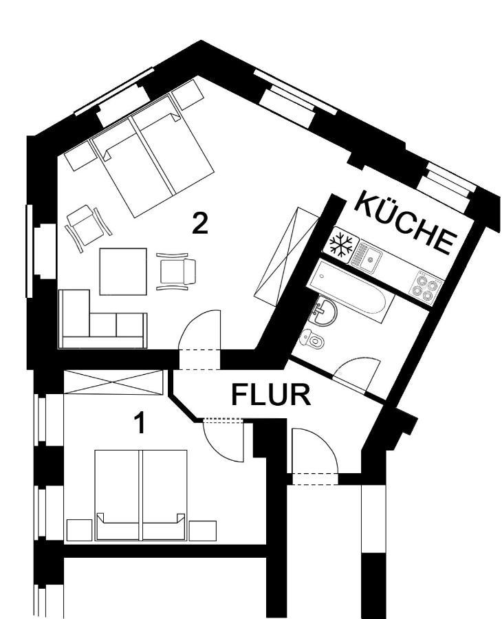 Apartment Eva Κέμνιτς Εξωτερικό φωτογραφία